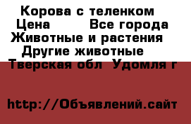 Корова с теленком › Цена ­ 69 - Все города Животные и растения » Другие животные   . Тверская обл.,Удомля г.